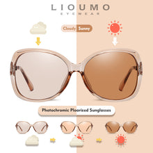 Load image into Gallery viewer, LIOUMO Oversized Sunglasses Women 2023 Chameleon Sun Glasses Female Polarized Photochromic Eyewear UV400 zonnebril dames
