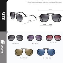 Load image into Gallery viewer, LIOUMO Oversized Sunglasses Women Polarized Driving Glasses Men Square Gradient Eyewear Unisex lunette de soleil femme