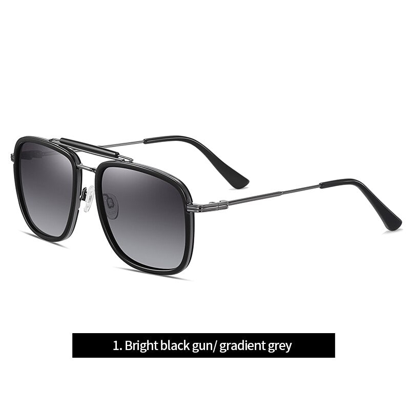LIOUMO Oversized Sunglasses Women Polarized Driving Glasses Men Square Gradient Eyewear Unisex lunette de soleil femme