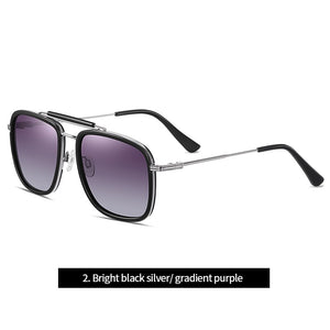 LIOUMO Oversized Sunglasses Women Polarized Driving Glasses Men Square Gradient Eyewear Unisex lunette de soleil femme