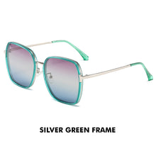 Carica l&#39;immagine nel visualizzatore di Gallery, LIOUMO Occhiali da sole oversize da donna polarizzati Desige occhiali da sole con montatura grande da uomo tonalità trendy unisex UV400 gafas sol 