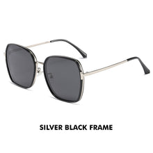 Carica l&#39;immagine nel visualizzatore di Gallery, LIOUMO Occhiali da sole oversize da donna polarizzati Desige occhiali da sole con montatura grande da uomo tonalità trendy unisex UV400 gafas sol 