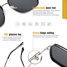 Carica l&#39;immagine nel visualizzatore di Gallery, LIOUMO Occhiali da sole oversize da donna polarizzati Desige occhiali da sole con montatura grande da uomo tonalità trendy unisex UV400 gafas sol 