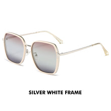 Carica l&#39;immagine nel visualizzatore di Gallery, LIOUMO Occhiali da sole oversize da donna polarizzati Desige occhiali da sole con montatura grande da uomo tonalità trendy unisex UV400 gafas sol 