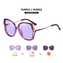 Load image into Gallery viewer, LIOUMO Oversized Sunglasses Women Polarized Photochromic Glasses Classic Shopping Eyewear Trendy Shades zonnebril dames