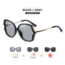 Load image into Gallery viewer, LIOUMO Oversized Sunglasses Women Polarized Photochromic Glasses Classic Shopping Eyewear Trendy Shades zonnebril dames