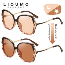 Load image into Gallery viewer, LIOUMO Oversized Sunglasses Women Polarized Photochromic Glasses Classic Shopping Eyewear Trendy Shades zonnebril dames