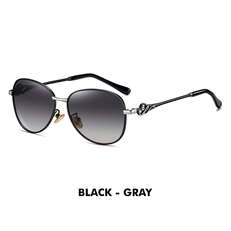 LIOUMO Polarized Sunglasses Women Elegant Glasses Female Shopping Travel Anti-Glare Eyewear Diamond gafas de sol mujer