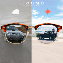 Load image into Gallery viewer, LIOUMO Round Sunglasses For Women Polarized Photochromic Goggles Men Driving Glasses Trend Shades Eyewear gafas de sol