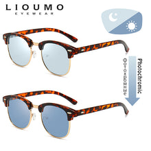 Load image into Gallery viewer, LIOUMO Round Sunglasses For Women Polarized Photochromic Goggles Men Driving Glasses Trend Shades Eyewear gafas de sol