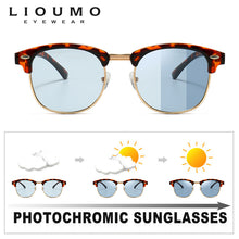 Load image into Gallery viewer, LIOUMO Round Sunglasses For Women Polarized Photochromic Goggles Men Driving Glasses Trend Shades Eyewear gafas de sol