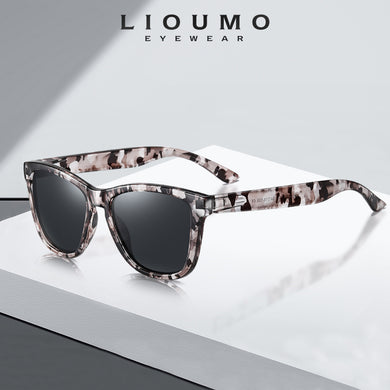 LIOUMO Square Sunglasses For Women Classic Stylish Frame Men Driving Sun Glasses UV400 Mirror gafas de sol polarizadas