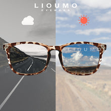 Load image into Gallery viewer, LIOUMO Square Sunglasses For Women Men Photochromic Glasses Polarized Driving Sun Glasses Trendy Shades UV400 zonnebril