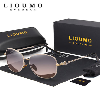 LIOUMO Sunglasses Women 2023 Polarized Glasses Women Elegant Goggles Female Trendy Shades Anti-Glare lentes de sol mujer