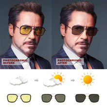 Load image into Gallery viewer, LIOUMO Tony Stark Sunglasses For Men Women Photochromic Glasses Steampunk Polarized Goggles  gafas de sol