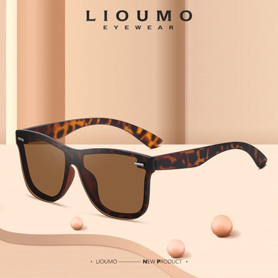 LIOUMO Women Polarized Sunglasses For Men Car Driving Glasses Unisex Anti-Glare Goggles Leopard lunette de soleil homme