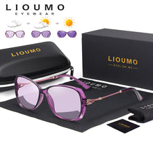 Load image into Gallery viewer, LIOUMO Women Sunglasses 2023 Photochromic Polarized Sun Glasses Lady Anti-Glare Safety Driving Goggle zonnebril heren
