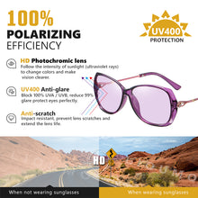 Load image into Gallery viewer, LIOUMO Women Sunglasses 2023 Photochromic Polarized Sun Glasses Lady Anti-Glare Safety Driving Goggle zonnebril heren