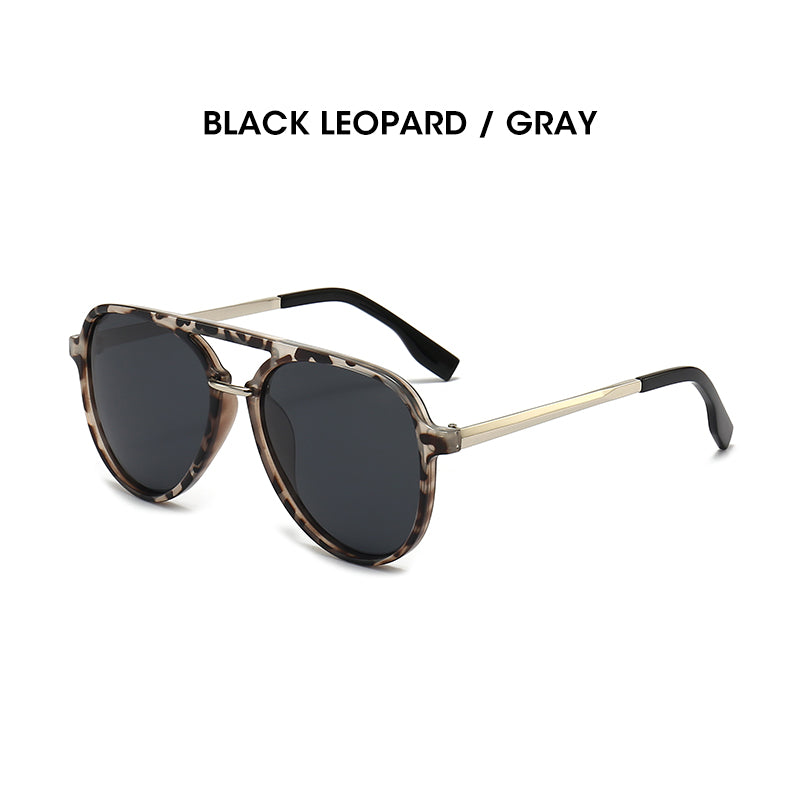 LIOUMO Women Sunglasses For Men Polarized Glasses Anti-Glare Driving Goggles Trendy Shades Tea Gradient lentes sol mujer