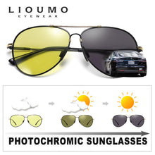 Load image into Gallery viewer, LIOUMO Flexible Folding Glasses Photochromic Polarized Sunglasses Men Women Driving Fishing Ultralight Eyewear zonnebril heren