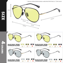 Load image into Gallery viewer, LIOUMO Flexible Folding Glasses Photochromic Polarized Sunglasses Men Women Driving Fishing Ultralight Eyewear zonnebril heren