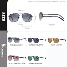 Load image into Gallery viewer, LIOUMO  Polarized Sunglasses Men Women Brand Designer Pilot Sun Glasses Vintage Anti-Glare Driving Goggles Gradient