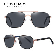 Load image into Gallery viewer, LIOUMO  Polarized Sunglasses Men Women Brand Designer Pilot Sun Glasses Vintage Anti-Glare Driving Goggles Gradient