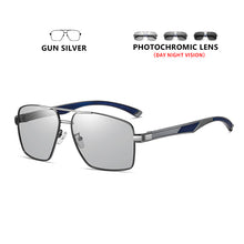 Load image into Gallery viewer, LIOUMO Hight Quality Square Men&#39;s Sunglasses Polarized Photochromic Glasses Women Day Night Vision Goggles UV400 zonnebril heren