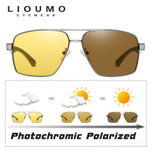 Load image into Gallery viewer, LIOUMO Intelligent Photochromic Sunglasses Men Polarized Night Vision Goggle Women Anti-Glare Driving Glasses UV400 gafas de sol