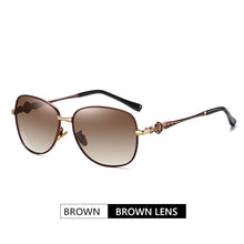 Load image into Gallery viewer, LIOUMO  Diamond Metal Frame Square Sunglasses For Women Polarized Glasses Travel Ladies Eyewear Gradient Shades