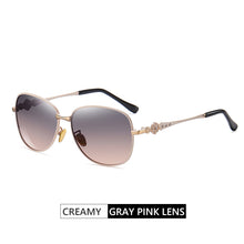 Load image into Gallery viewer, LIOUMO  Diamond Metal Frame Square Sunglasses For Women Polarized Glasses Travel Ladies Eyewear Gradient Shades