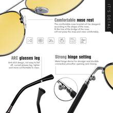 Load image into Gallery viewer, LIOUMO Men Polarized Sunglasses Women Photochromic Glasses Memory Metal Day Night Vision Driving Goggles Anti-Glare gafas de sol