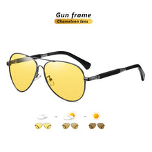 Load image into Gallery viewer, LIOUMO Men Polarized Sunglasses Women Photochromic Glasses Memory Metal Day Night Vision Driving Goggles Anti-Glare gafas de sol