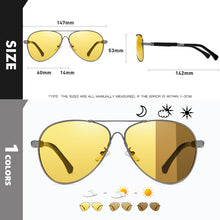 Load image into Gallery viewer, LIOUMO Men Polarized Sunglasses Women Photochromic Glasses Memory Metal Day Night Vision Driving Goggles Anti-Glare gafas de sol