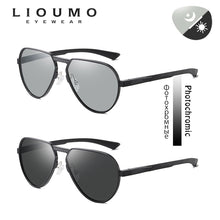 Load image into Gallery viewer, LIOUMO Aluminum Magnesium Photochromic Polarized Sunglasses Men Chameleon Driving Glasses Women Anti-Glare UV400 zonnebril
