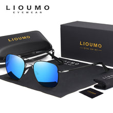 Load image into Gallery viewer, LIOUMO Square Glasses Polarized Sunglasses Men Women Metal Frame Driving Fishing Eyewear UV400 gafas de sol hombre