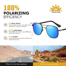 Load image into Gallery viewer, LIOUMO Square Glasses Polarized Sunglasses Men Women Metal Frame Driving Fishing Eyewear UV400 gafas de sol hombre
