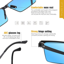 Load image into Gallery viewer, LIOUMO Trend Square Sunglasses For Men Polarized Driving Sun Glasses Woman Classic Design Blue gafas de sol hombre