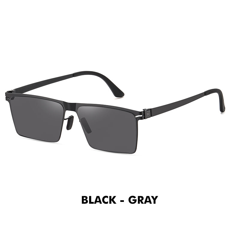 LIOUMO Trend Square Sunglasses For Men Polarized Driving Sun Glasses Woman Classic Design Blue gafas de sol hombre