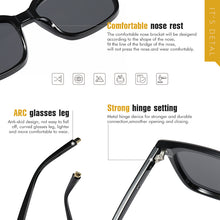 Load image into Gallery viewer, LIOUMO Oversized Sunglasses For Women Polarized Sunglasses Men Driving Goggles Leopard Frame Night Vision Eyewear gafas de sol