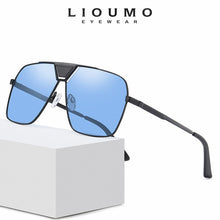 Load image into Gallery viewer, LIOUMO Oversized Sunglasses Men Polarized Driving Glasses Women Classic Design Unisex Goggles Anti-Glare gafas de sol