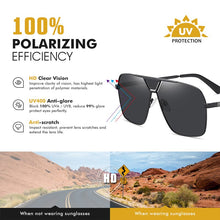 Load image into Gallery viewer, LIOUMO Oversized Sunglasses Men Polarized Driving Glasses Women Classic Design Unisex Goggles Anti-Glare gafas de sol