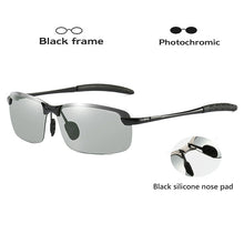 Load image into Gallery viewer, LIOUMO Photochromic Sunglasses For Men Polarized Sun Glasses Women Classic Square Goggle Intelligent Change Color gafas de sol