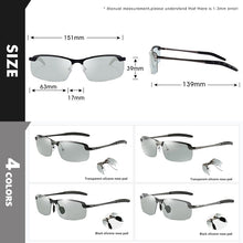 Load image into Gallery viewer, LIOUMO Photochromic Sunglasses For Men Polarized Sun Glasses Women Classic Square Goggle Intelligent Change Color gafas de sol