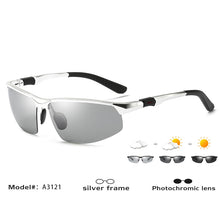 Carica l'immagine nel visualizzatore di Gallery, LIOUMO Pochromic Sunglasses Men Polarized Chameleon Glasses Male Change Color Sun Glasses Day Night Vision Driving Eyewear