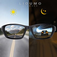 Load image into Gallery viewer, LIOUMO Photochromic Sunglasses Men Polarized Outdoor Sports Driving Glasses Male Day Night Vision Goggles UV400 lentes de sol