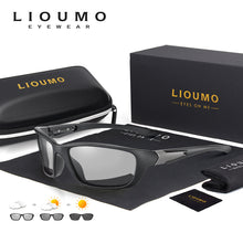 Load image into Gallery viewer, LIOUMO Photochromic Sunglasses Men Polarized Outdoor Sports Driving Glasses Male Day Night Vision Goggles UV400 lentes de sol