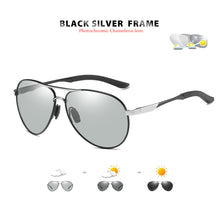 Load image into Gallery viewer, LIOUMO Pilot Men&#39;s Sunglasses Women Polarized Photochromic Glasses Driving Goggle Unisex Eyewear Chameleon UV400 zonnebril dames