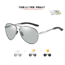Load image into Gallery viewer, LIOUMO Pilot Men&#39;s Sunglasses Women Polarized Photochromic Glasses Driving Goggle Unisex Eyewear Chameleon UV400 zonnebril dames