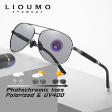 Load image into Gallery viewer, LIOUMO Pilot Sunglasses For Men Women Polarized Sunglasses Photochromic Driving Eyewear Fishing Goggles lentes de sol hombre